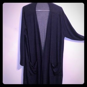 NWT LuLaRoe Sarah duster 2XL navy blue